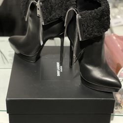 YSL AUTHENTIC ANKLE BOOTS