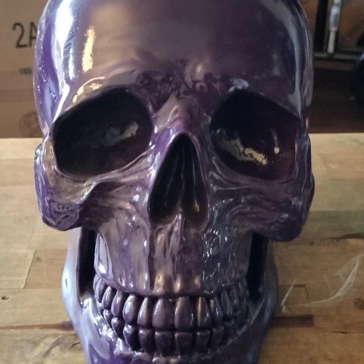 BROKEN AROUND THE CHIN#Purple Skull