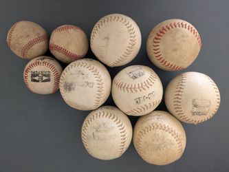 Used baseball and softball lot