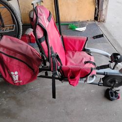 Red Wehoo Turbo Bike Trailer For Kids 