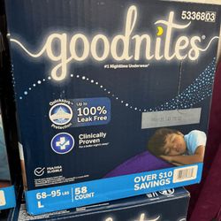 Goodnites Size L