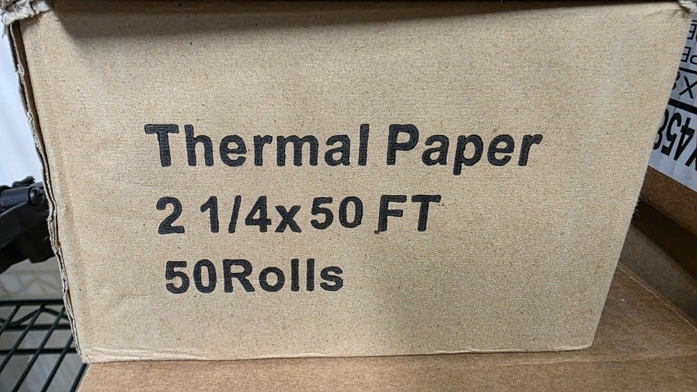 50 Rolls 2 1/4 Thermal Paper