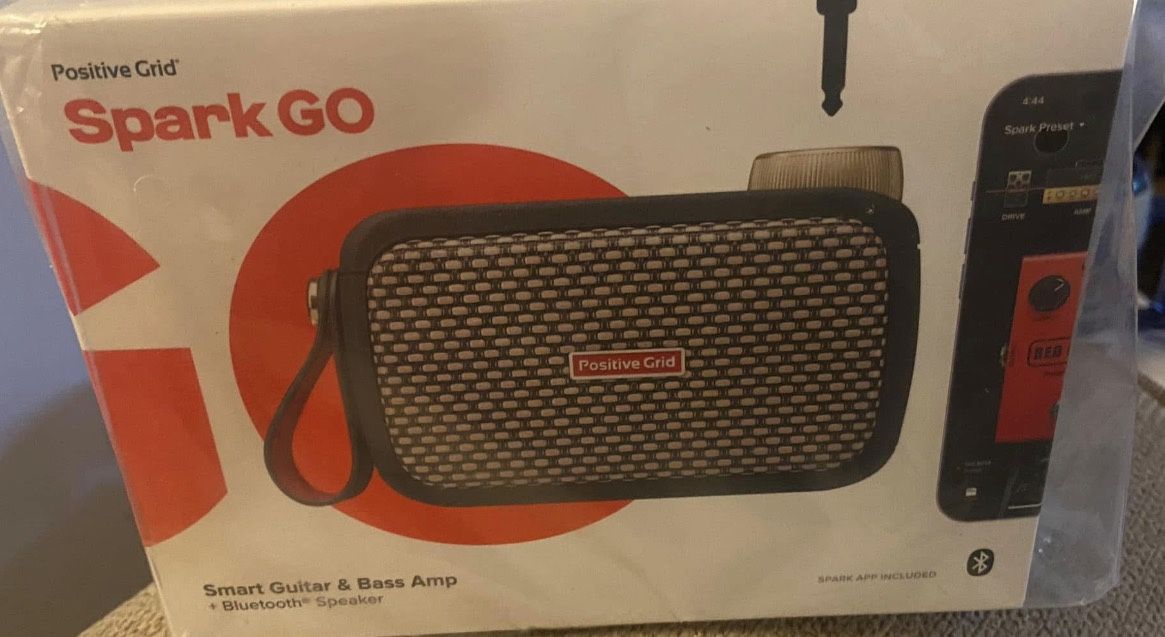 Positive Grid Spark GO Guitar Amplifier Small Portable Bluetooth Compatible