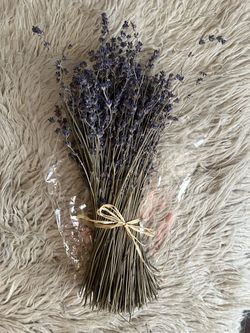 Bundle of fresh dried lavender