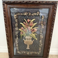 3D floral still life artwork 