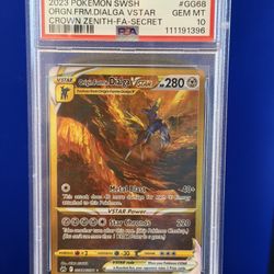 Origin Forme Dialga VSTAR Crown Zenith PSA 10