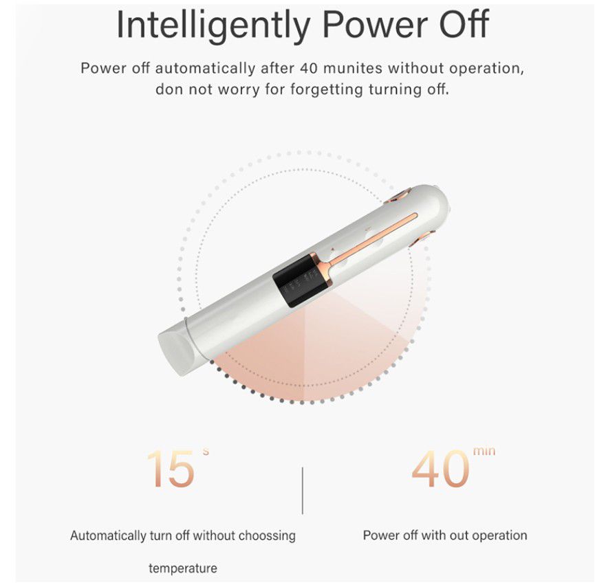 Himaly rechargeable hair straightener