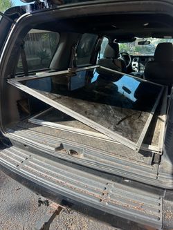 FREE 8’ wide aluminum sliding glass door - tinted glass