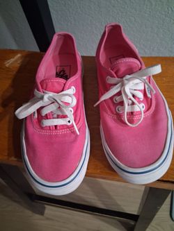 Women's pink Vans