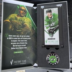 NEW! 2024-2025 Dallas Stars Commemorative Ticket With COIN
