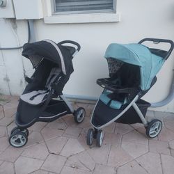 2 Strollers $25 each