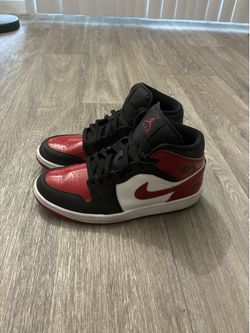 Jordan 1 Patent Bred Toe