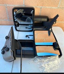 Chevrolet Silverado Tahoe Suburban Avalanche Gmc Sierra Yukon Cadillac Escalade Tow Mirrors Espejos Retrovisores Chevy 07-13