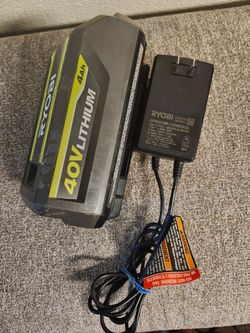 40v Ryobi battery 4ah and charger