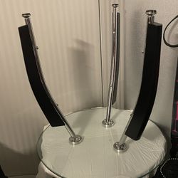 2 Round Small Tables 