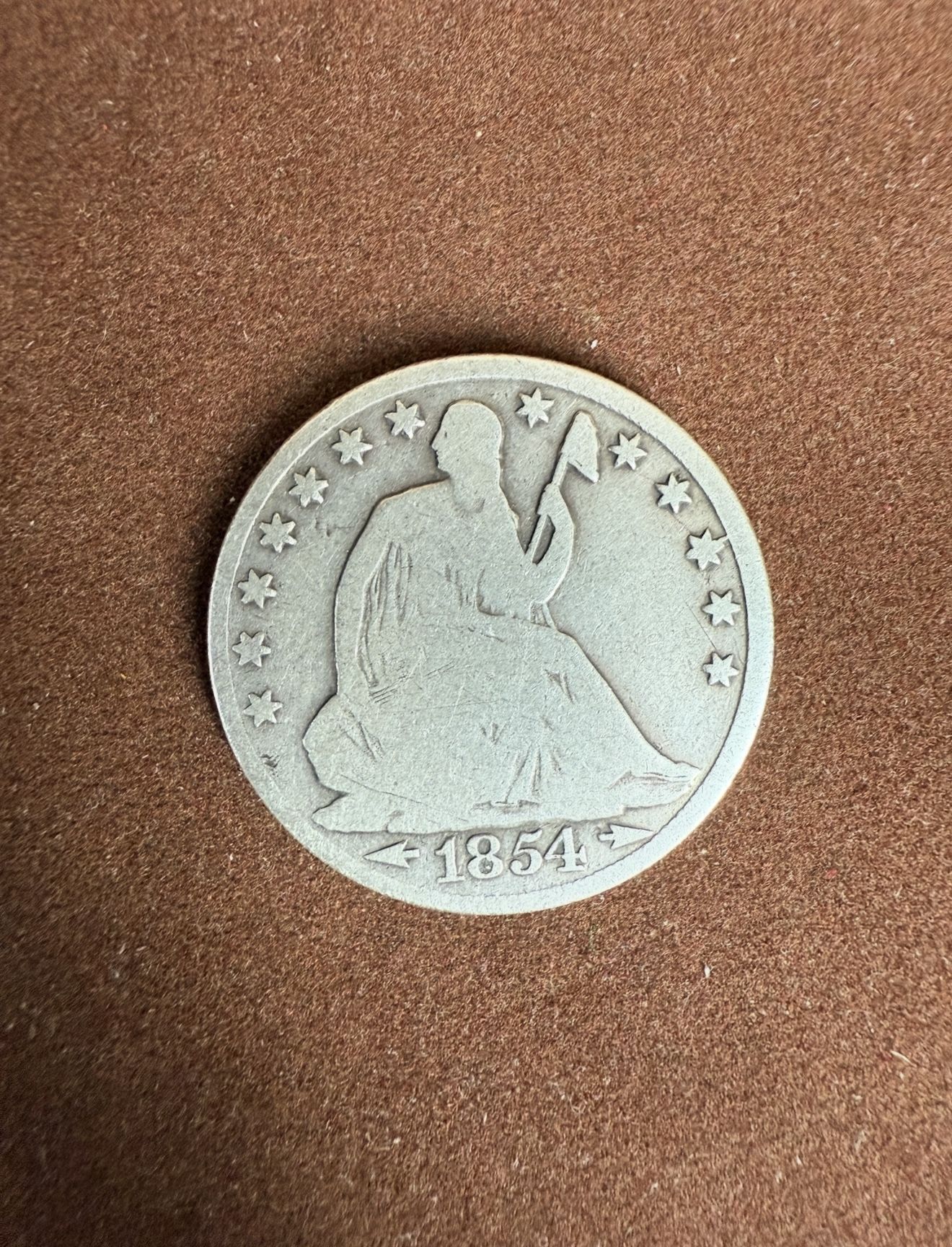 1854-O Seated Liberty Half Dollar