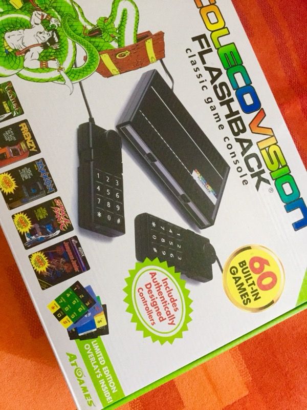 Coleco Vision flashback classic game console with 2 cool controller / NEW open box 😎👍