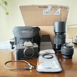 FujiFilm X-T200 Mirrorless Camera + Accessories