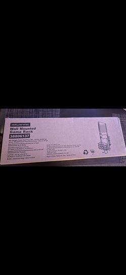 Wall Mounted Game Rack