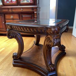 Wood End Table 
