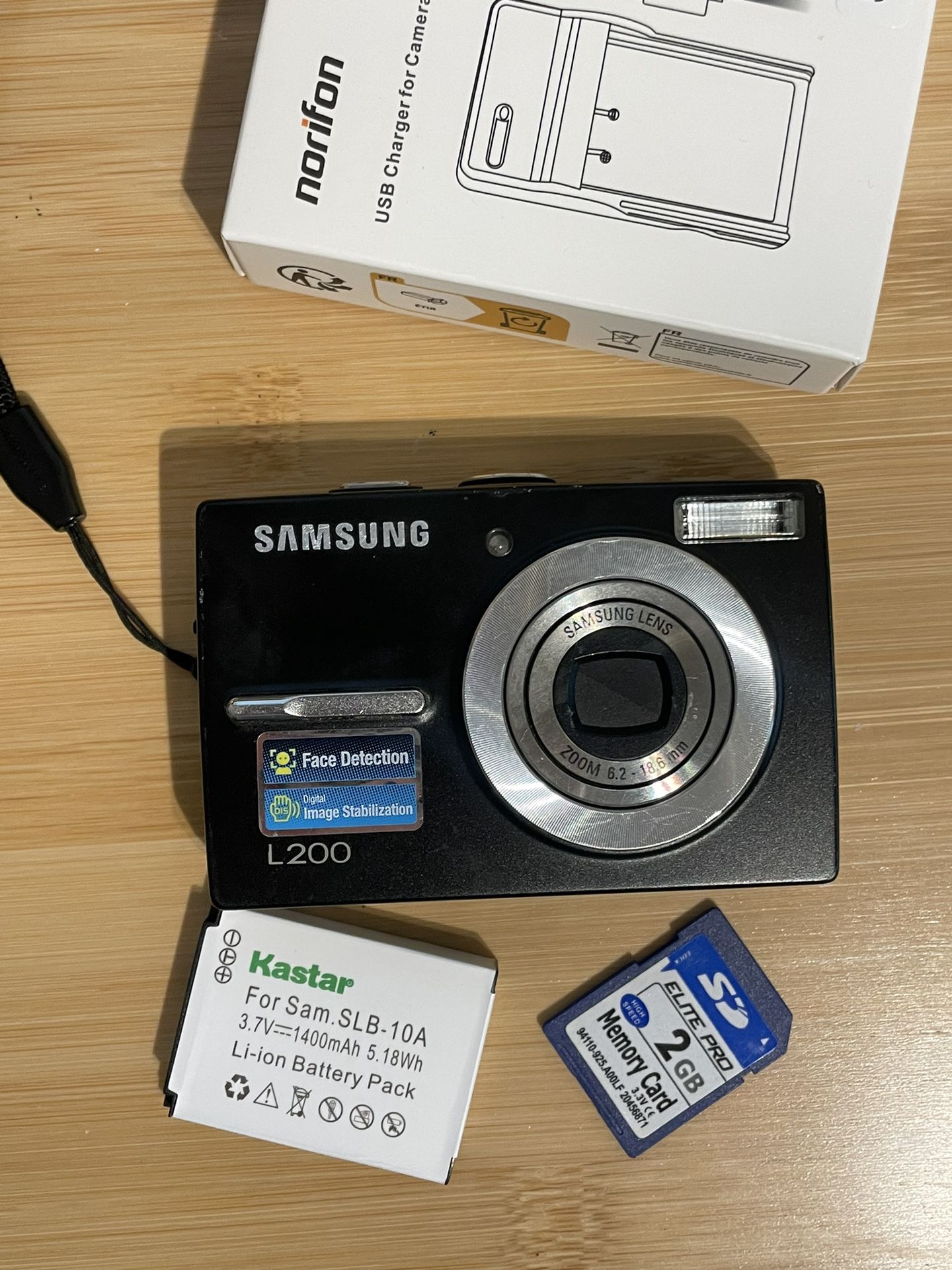 Samsung L200 Black Digital Camera Tested Works