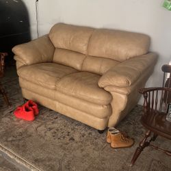 Leather Couch 
