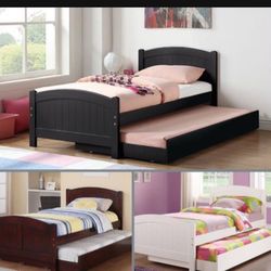 Twin Trundle Bed Not Including Mattres 