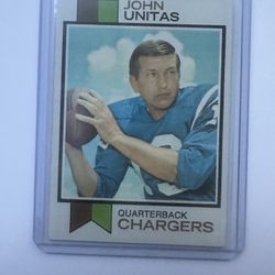 1973 Topps #455 John Unitas San Diego Chargers