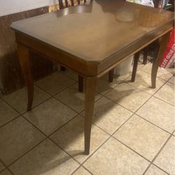 Dining Table Or Desk With Glass Cover
