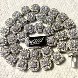 GLD Iced Out Tennis Chain Necklace