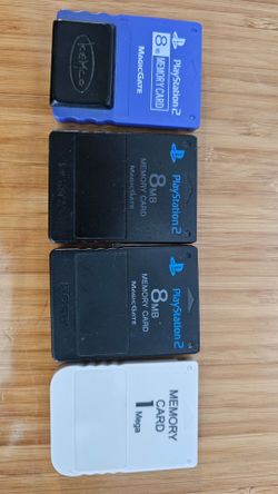 Playstation Memory Cards - 10$ each