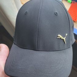 PUMA Baseball Cap Hat Fitted Black 