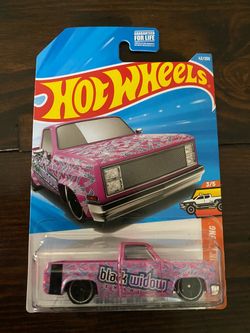 💕Pink widow 83 Silverado  Hot Wheels🕷️🔥