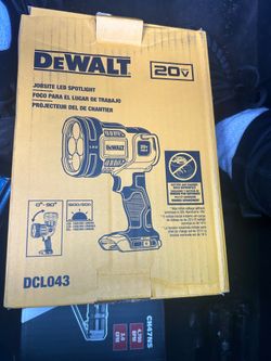 20V MAX Cordless LED Jobsite Spotlight -NEW WITH BOX