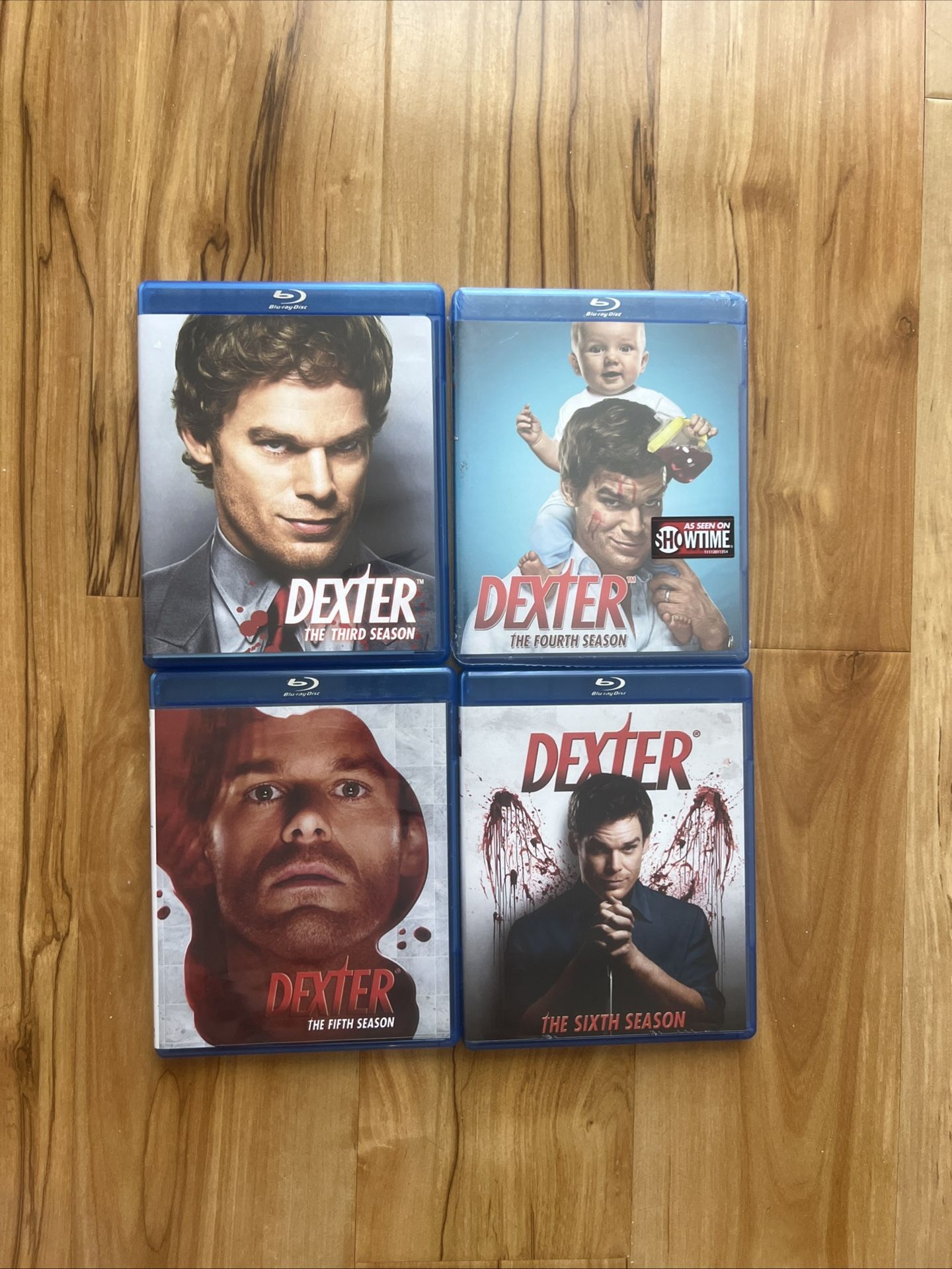 Dexter bluray DVD Season 3-6
