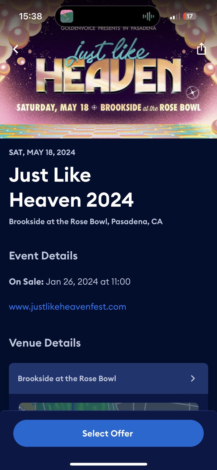 Just Like Heaven (2024) - GA + Parking