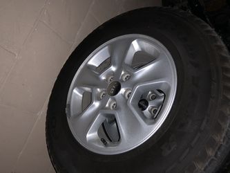 Set Of Rims/ Tires 245/70/17