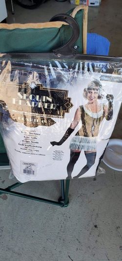 Flapper Halloween Adult Women Costume / Gatsby Disfraz Para Mujer Adulta