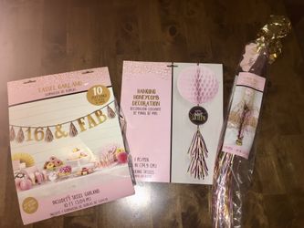 Sweet 16 Party Decorations