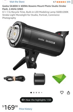 Studio flash & trigger - Godex SK400II-V