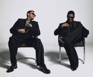 Usher & Chris Brown in Las Vegas