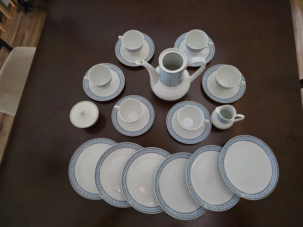 Winterling Bavaria Roslau Coffee & Dessert Service For 6
