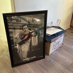 Johnny Cash Poster frame 