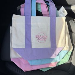Trader Joe’s Pastel Mini Totes 