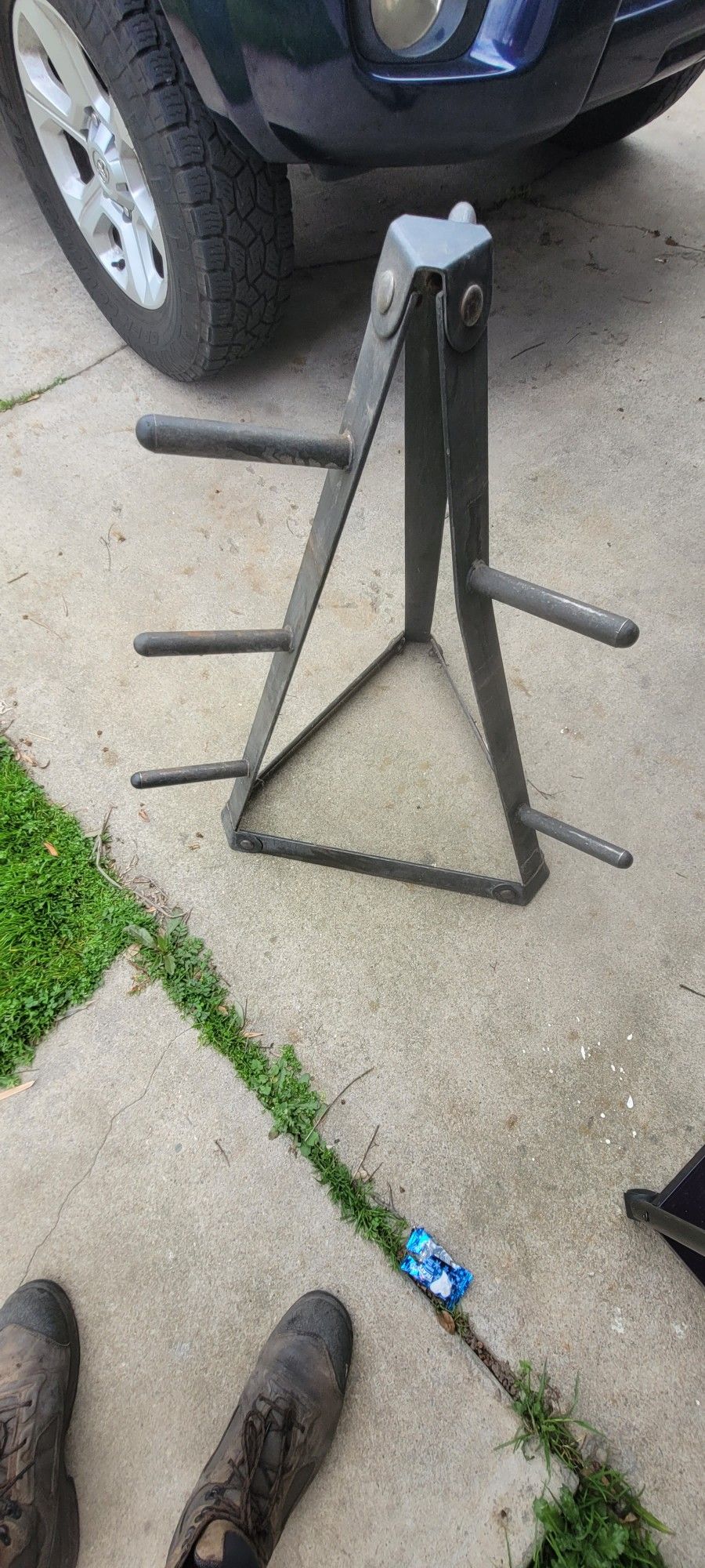 Barbell weight storage Rack
