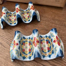 Portador para tacos set de 2 👉 princess house todo nuevo y con caja 📦