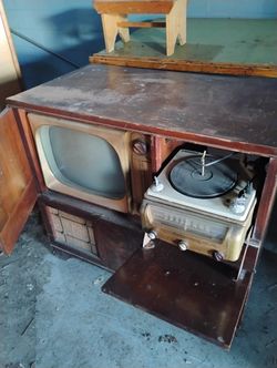 Admiral Combo Combination Console TV Radio Phonograph