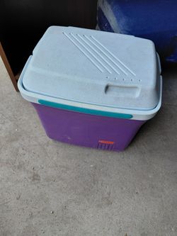 Retro purple cooler