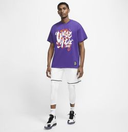 Adidas Men's T-Shirt - Purple - XL