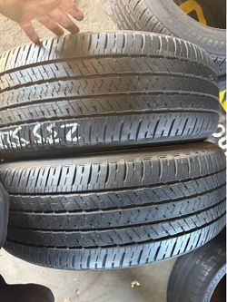 (2) 235/55R20 PAIR OF USED TIRES BRIDGETONE 60% LIFE !!